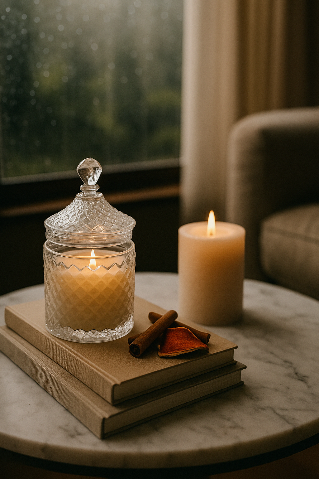 Royalty Glass Jar Candle