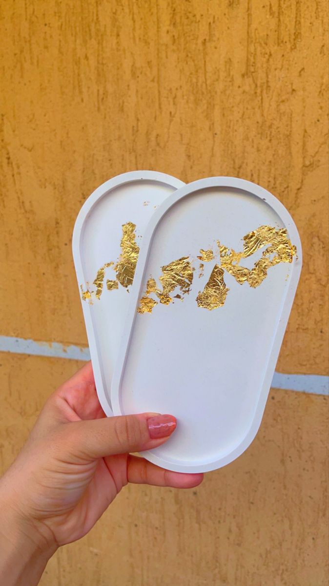 Oval Tray( Gold Foiled)