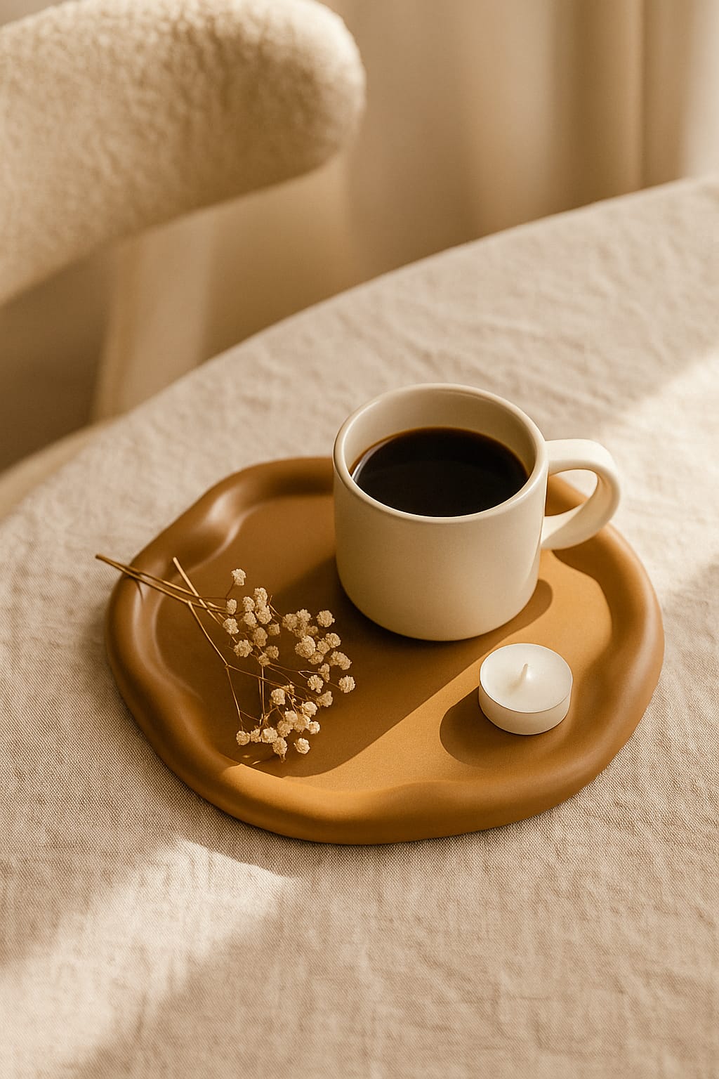 Round Cloud Tray