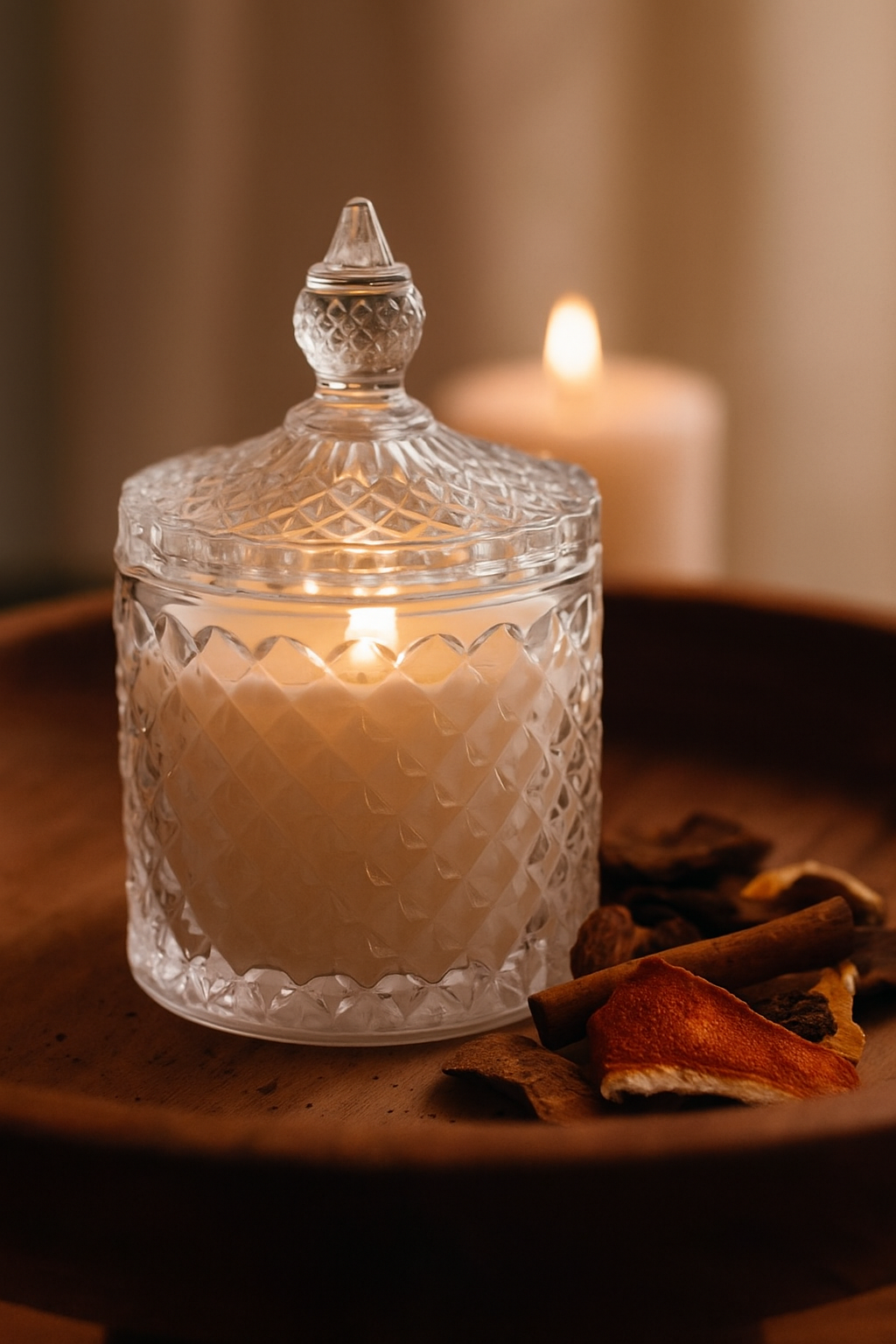 Royalty Glass Jar Candle