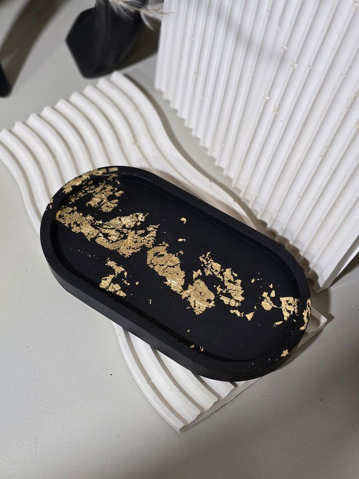 Oval Tray( Gold Foiled)